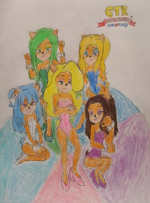  Tawna and the Nitro Squad Ami, Megumi, Liz and Isabella Sweet Swimsuit.