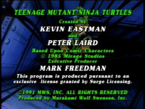  Teenage Mutant Ninja Turtles - Season Five Credits (1991)