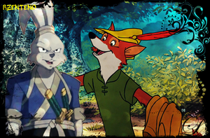 Usagi Yojimbo and Robin Hood