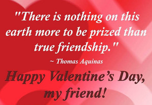  Valentine's siku Friendship Quote