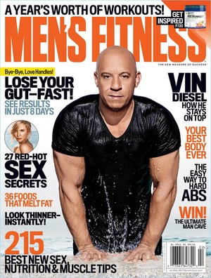  Vin Diesel - Men's Fitness Cover - 2017