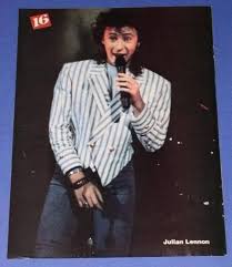  Vintage Julian Lennon Pin-Up Poster