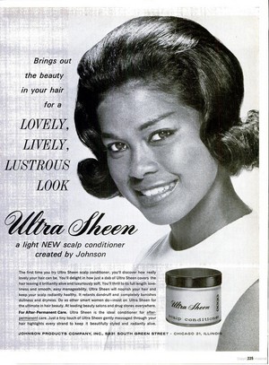 Vintage Promo Ad For Ultra Sheen Conditioner Hair Dress