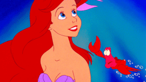  Walt ディズニー Gifs - Princess Ariel & Sebastian