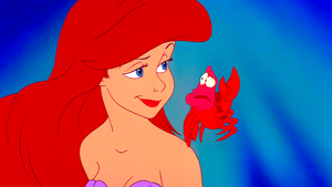 Walt Disney Screencaps - Princess Ariel & Sebastian