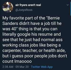  Bernie's Work History