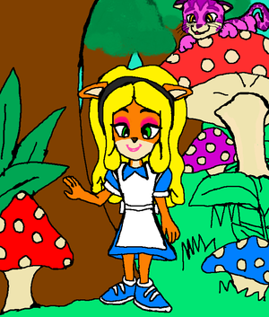  Alice Coco Bandicoot Wonderland and Cheshire Pura the Cat