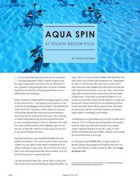 Article Pertaining To Aqua Cycling