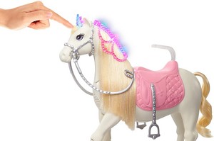  búp bê barbie Princess Adventure - Prance & Shimmer Horse