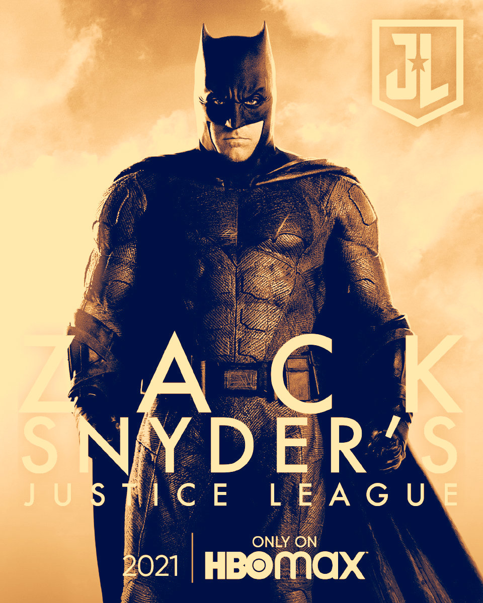 बैटमैन -Zack Snyder's Justice League Poster -HBO Max 2021
