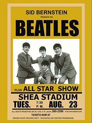  Beatles konsert Poster 🎵