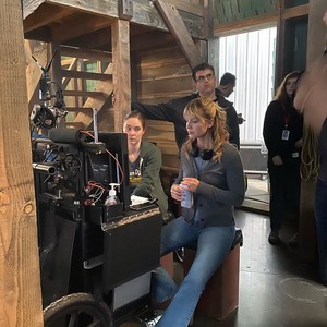  Behind the scenes of Melissa Benoist directorial debut
