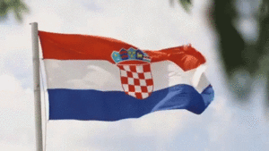  Croatia National Flag Waving