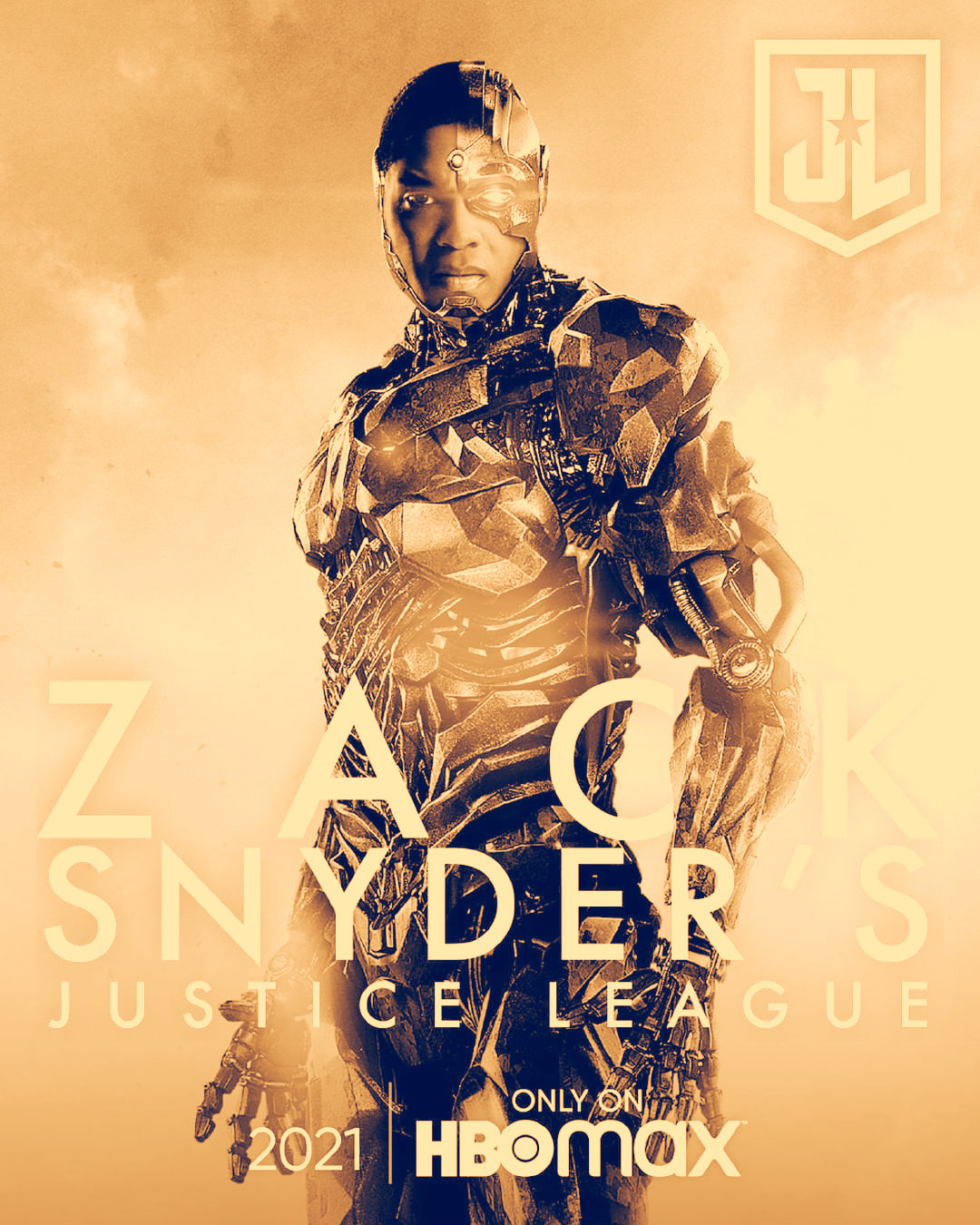 Cyborg -Zack Snyder's Justice League Poster -HBO Max 2021