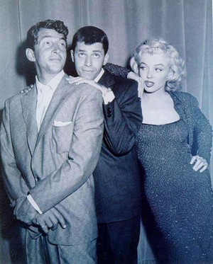  Dean Martin, Jerry Lewis and Marilyn Monroe