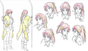  Yashahime: Princess Half-Demon - Setsuna diseño