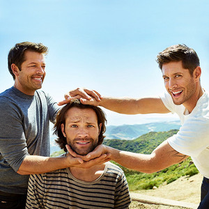  Jared, Jensen, and Misha -EW exclusive portraits of the Supernatural cast