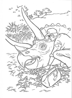  Jurassic Park official coloring page