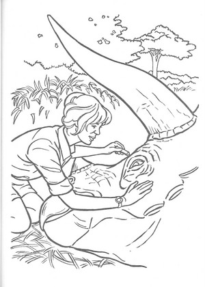  Jurassic Park official coloring page