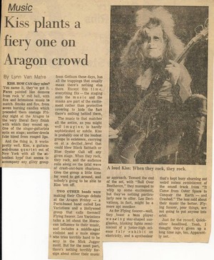  키스 ~Chicago, Illinois...April 19, 1974 (KISS Tour - Aragon Ballroom)