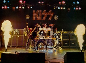 KISS ~Detroit, Michigan...May 14-15, 1975 (Alive! photo shoot) Fin Costello