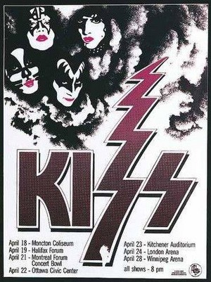  Kiss ~Kitchener, Ontario, Canada...April 23, 1976 (Alive Tour)