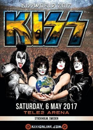  吻乐队（Kiss） ~Stockholm, Sweden...May 6, 2017 (KISS World Tour)