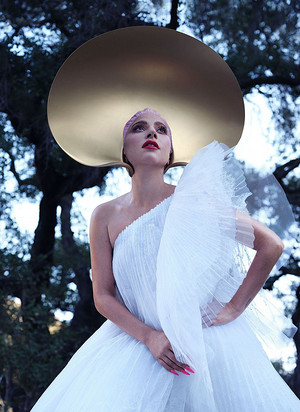 Lady Gaga photographed द्वारा Nathaniel Goldberg for InStyle Magazine (May 2020)