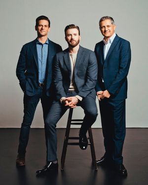  Mark Kassen, Chris Evans and Joe Kiani for Time Magazine 2020