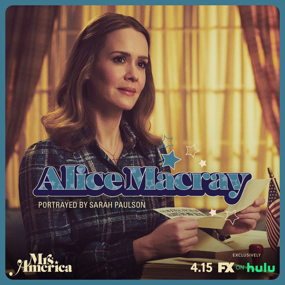 Mrs. America - Cast Promos - Sarah Paulson as Alice Macray