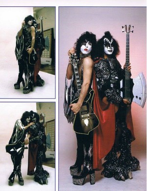  Paul and Gene ~Bravo fotografia shoot...May 22, 1980