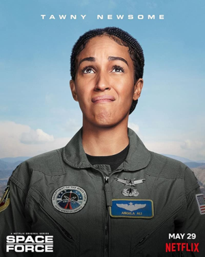  el espacio Force - Character Poster - Tawny Newsome as Angela Ali