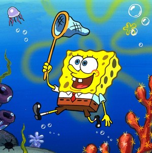  Spongebob jellyfishing