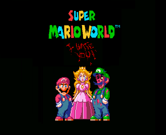 Super Mario World : I Hate You (Logo)