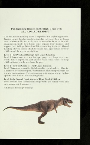  The ডাইনোসর of Jurassic Park (All Aboard পাঠ করা Book)