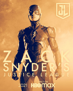  The Flash -Zack Snyder's Justice League Poster -HBO Max 2021