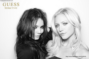  Vanessa Hudgens and Brittany Snow - Guess Photobooth - 2010
