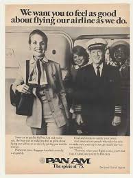 Vintage Promo Ad For Pan American Airlines