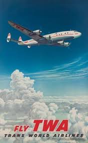 Vintage Promo Ad For TWA Airlines