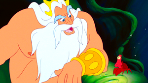  Walt Disney Screencaps - King Triton & Sebastian