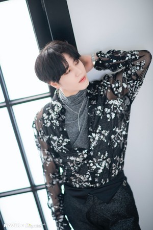 Yugyeom "DYE" mini album promotion photoshoot by Naver x Dispatch