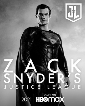  Zack Snyder's Justice League Poster - Henry Cavill as super-homem