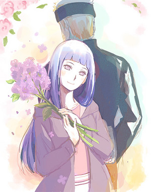  hinata with flowers