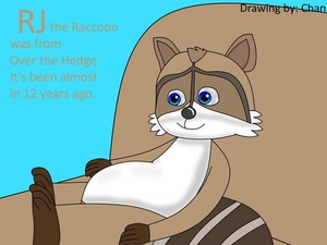 rj the raccoon is sitting on the couch by nordicwiiu7 dc9gv5x fullview