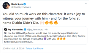 David Ayer says "Diablo didn't die."