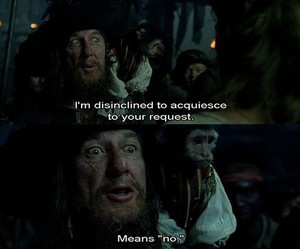  *Hector Barbossa / Jack : Pirates of the Caribbean *