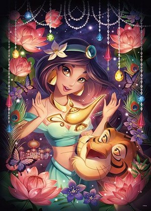  Walt Disney Fan Art - Princess jasmin & Rajah