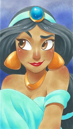 Walt Disney peminat Art - Princess melati, jasmine