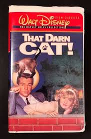  1965 disney Film, That Darn Cat, On videocasetera, cinta de vídeo