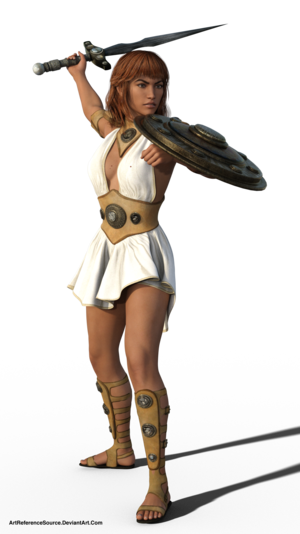 Amazon warrior woman